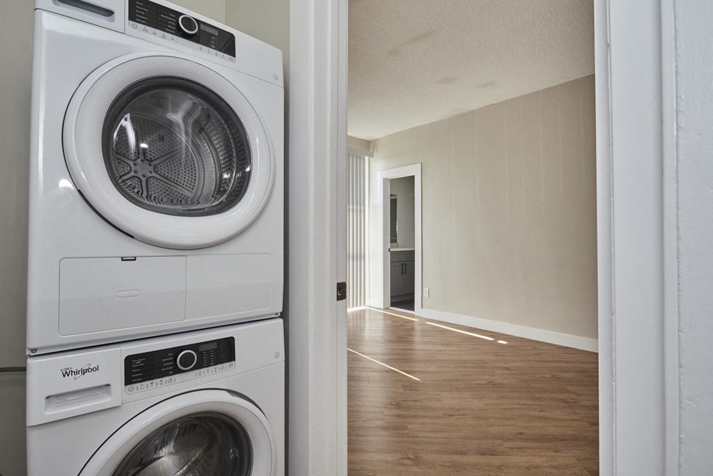 In-unit washer and dryer