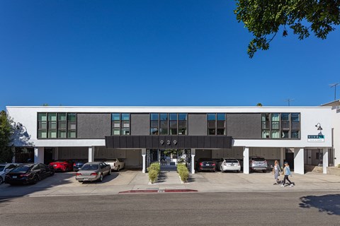 Exterior on a sunny day