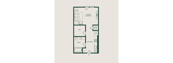 bedroom floor plan | the apartments at masse corner