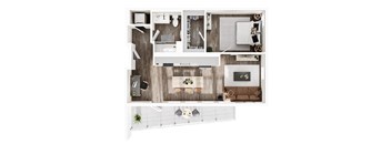 2 bedroom floor plan  the residences at sawmill estates apartments in