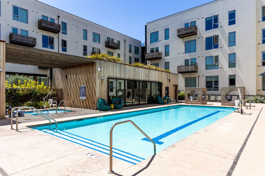 take a dip in our resort style swimming pool