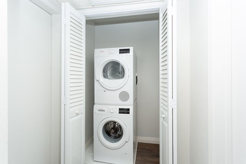 In-unit washer and dryer