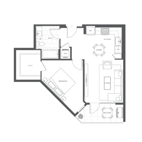 floor plan of the first floor of the house