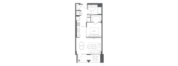 a plan of the floor of a house