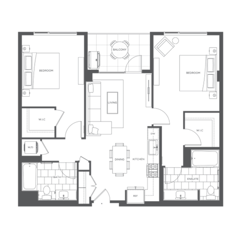 a floor plan of a house with a green background
