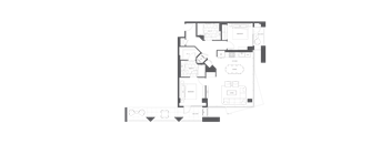 a diagram of a floor plan of a house