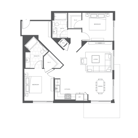 the floor plan of the house