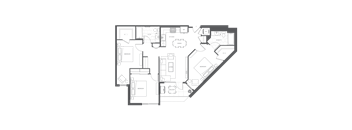 a diagram of a floor plan of a house
