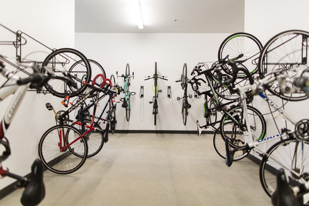 bicycle room1 at Pinnex, Indianapolis, Indiana
