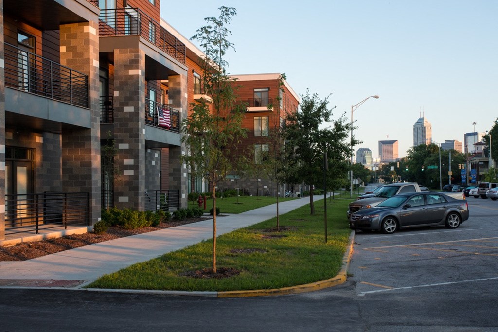 exterior area at Pinnex, Indianapolis, 46203