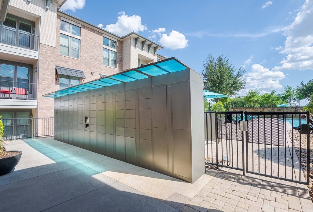 our apartments have a private pool in front of our building at Discovery at Craig Ranch, Texas, 75070