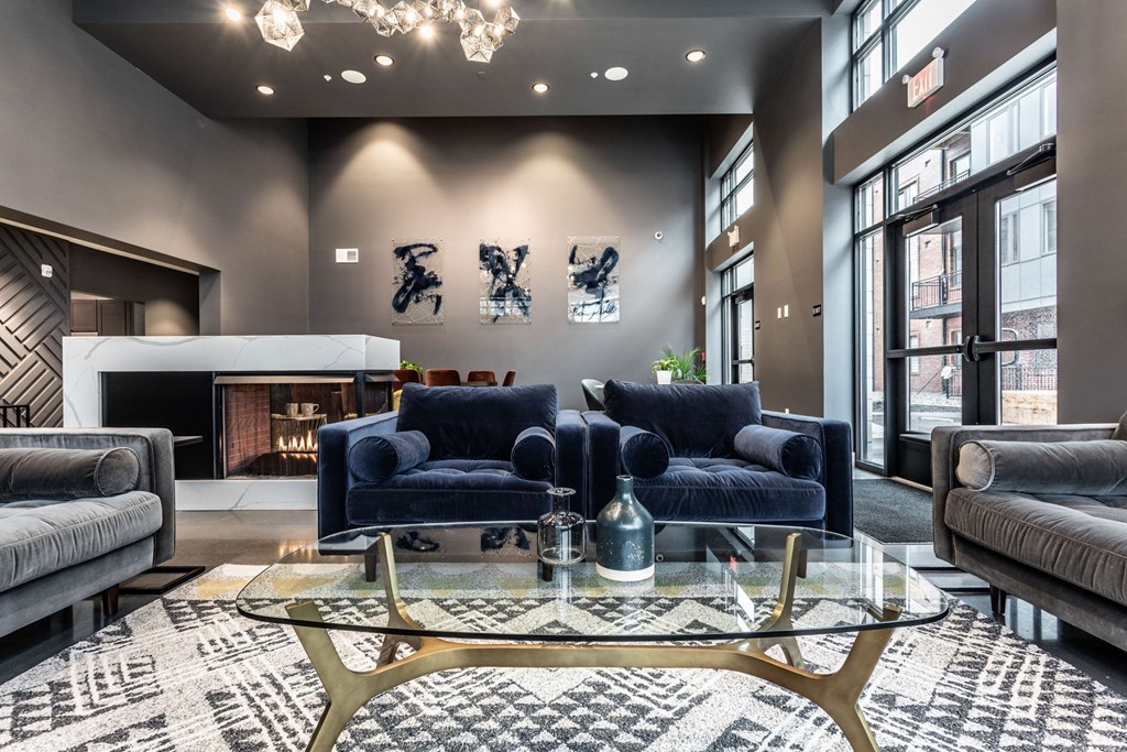 Lobby at The MK, Indianapolis, IN, 46220