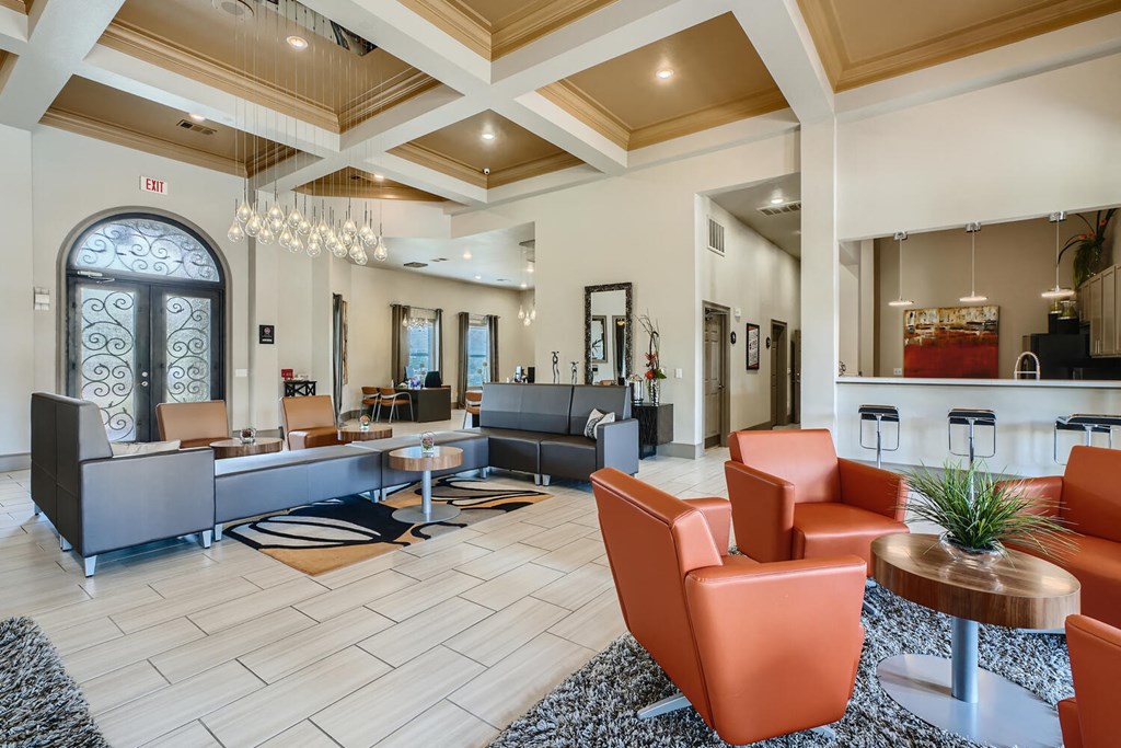 Leasing Office at Grand Villas Apartments, Katy, Texas