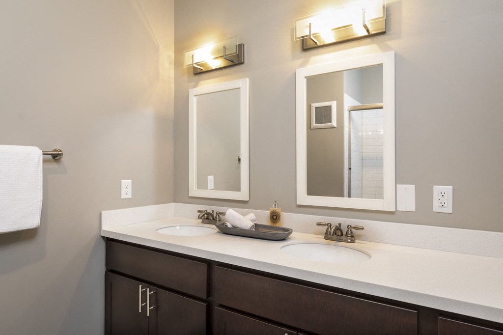 Bathroom at Springhill Apartments, Kansas