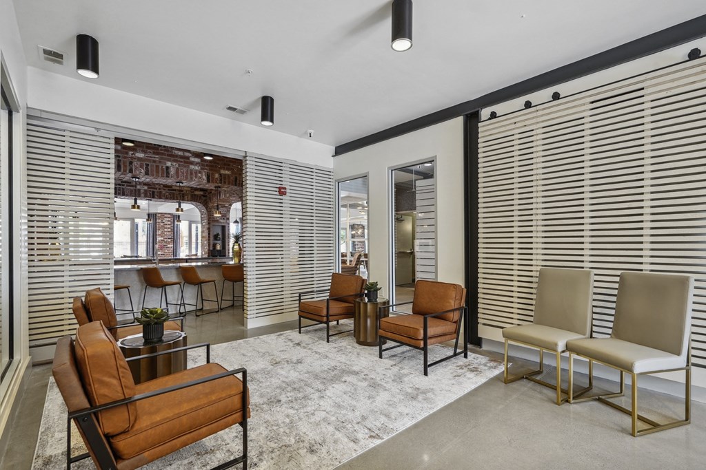 Living Room Come Kitchen View at Penn Circle, Carmel, IN