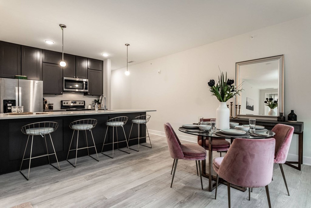 Kitchen and dining at The MK, 46220