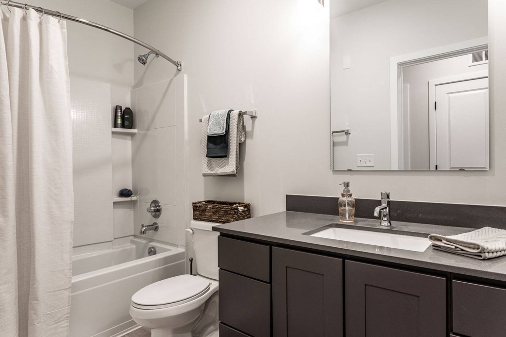 Bathroom sink at The MK, Indiana