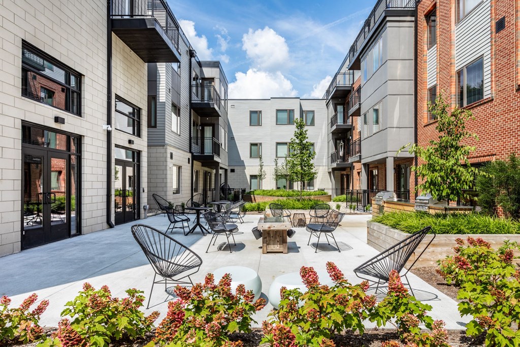 BBQ time at The MK, Indianapolis, IN, 46220