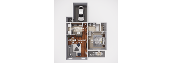 A1_Garage_Lower at Sovereign at Overland Park Apartments, Kansas, 66213