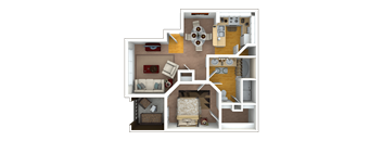 A2 Floor Plan at River Pointe, Conroe, TX