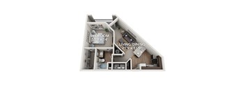 A3 floor plan at Adara Overland Park, Overland Park, 66213