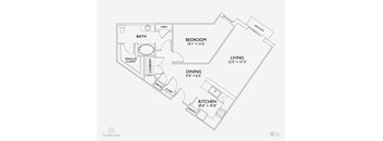 A9 floor plan at Penn Circle, Carmel