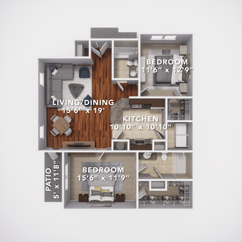 B2 First Floor at Sovereign at Overland Park, Overland Park, KS 66213