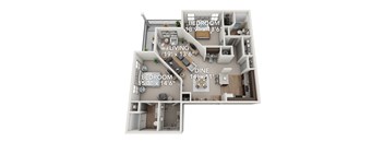 B3 floor plan at Adara Overland Park, Overland Park, KS