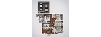B3_Garage_Upper at Sovereign at Overland Park Apartments, Kansas
