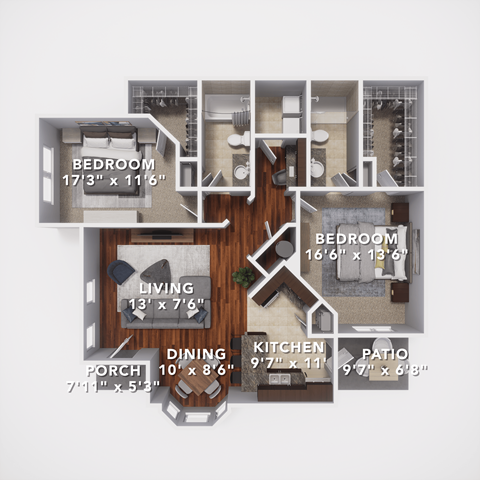 B3 First Floor at Sovereign at Overland Park, Overland Park, KS 66213