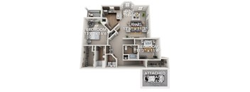 B4G - Attached Garage Included- 2nd Floor at Adara Overland Park, Overland Park, 66213