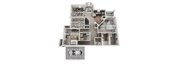 C3G - Attached Garage Included - 2nd floor at Adara Overland Park, Kansas