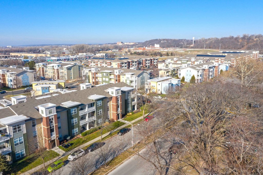aerial view at CityView, Missouri