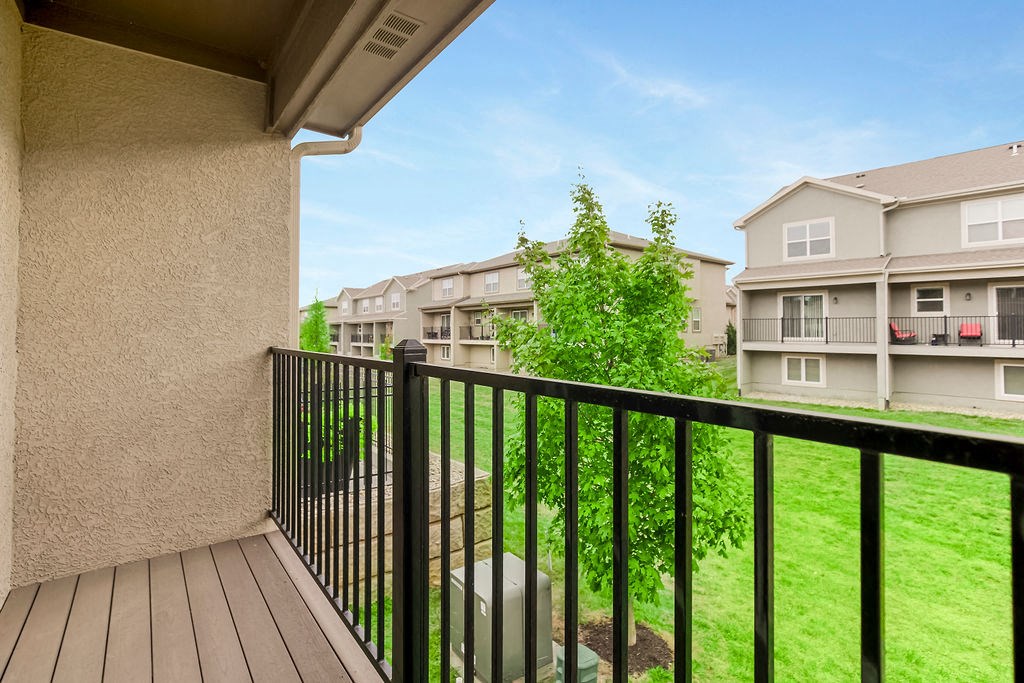 Large Balcony at Prairie Pines Townhomes, Shawnee, 66226