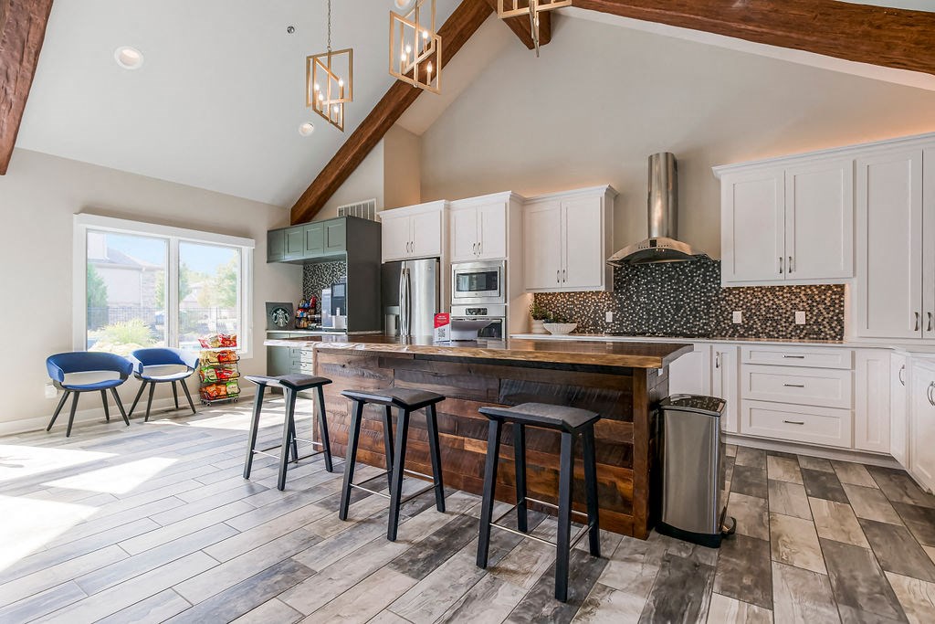 Catering Kitchen at Prairie Pines Townhomes, Kansas