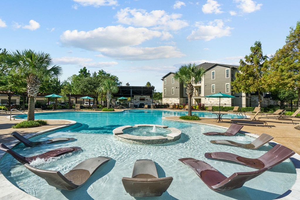 Pool And Sundecks at Discovery at Kingwood, Kingwood, 77339