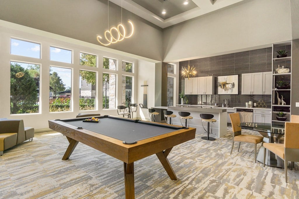 Pool Table at Discovery at Kingwood, Kingwood