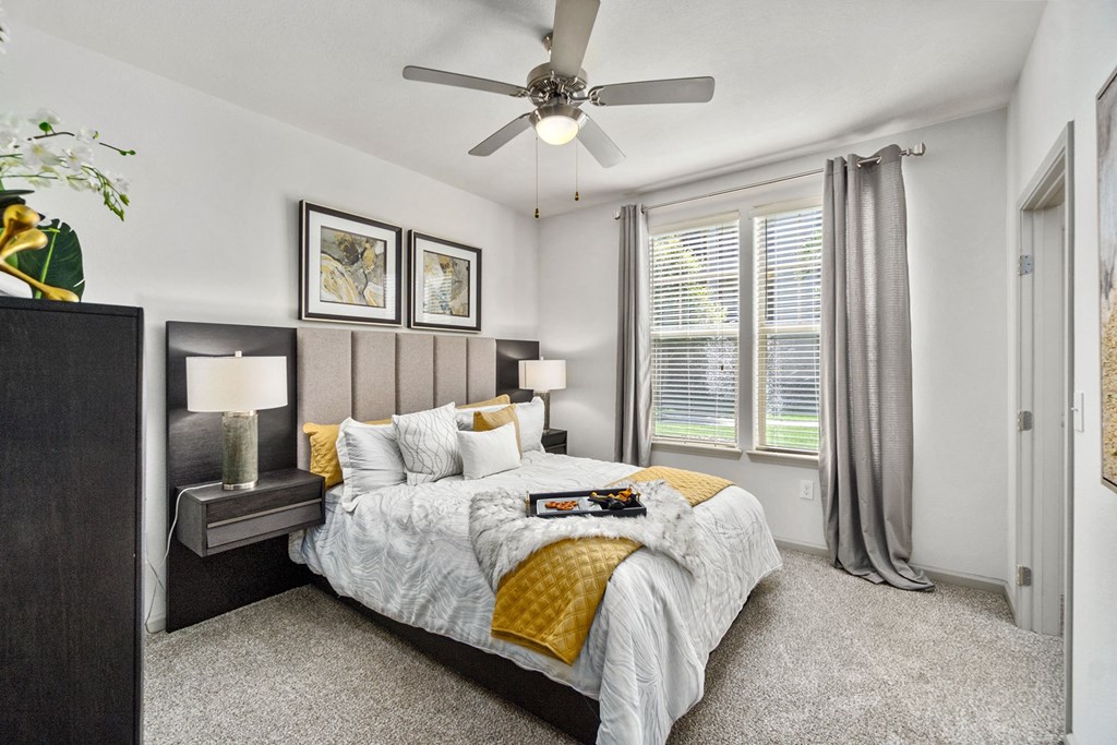Comfortable Bedroom at Discovery at Kingwood, Kingwood, TX