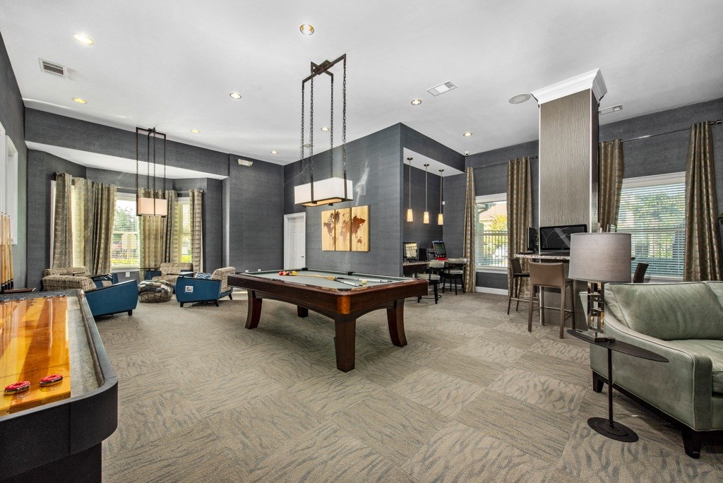 Pool Table In Clubhouse at Avenues at Tuscan Lakes, League City, TX