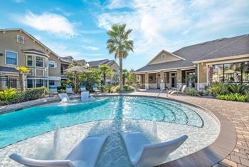 Swimming Pool With Sparkling Water at Avenues at Tuscan Lakes, League City