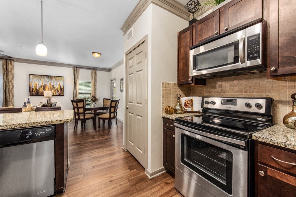 Fully Equipped Kitchen at Avenues at Tuscan Lakes, League City, Texas