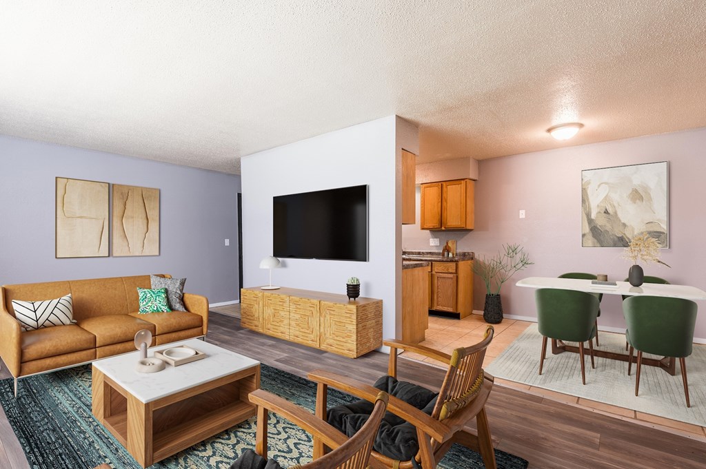 Living Room With TV at 3TEN, Illinois