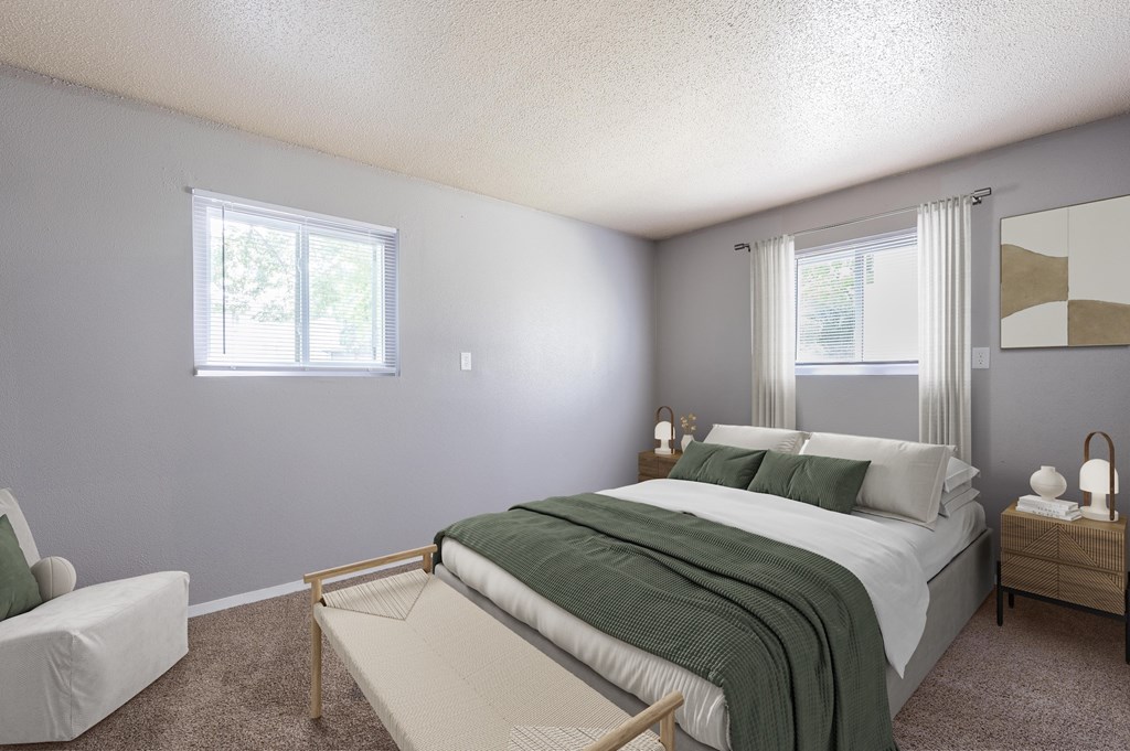 Comfortable Bedroom at 3TEN, Springfield, IL