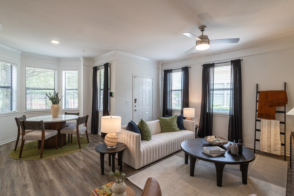 Living room with couch at Grand Villas at Cinco Ranch, Katy