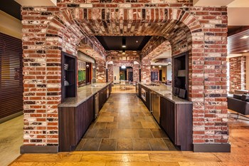 brick walls in lobby - Photo Gallery 6