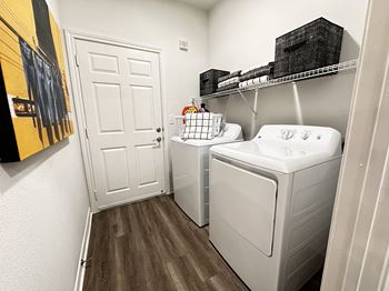 Small laundry room at Grand Villas at Cinco Ranch, Katy, 77494