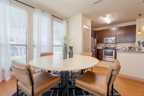 Dining room at Imperial Lofts, Sugar Land, TX
