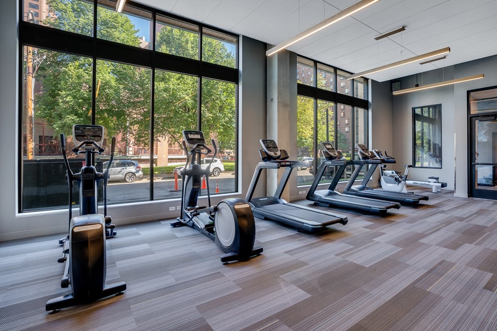 Fitness Center and Machines at Marquee, Minneapolis, Minnesota