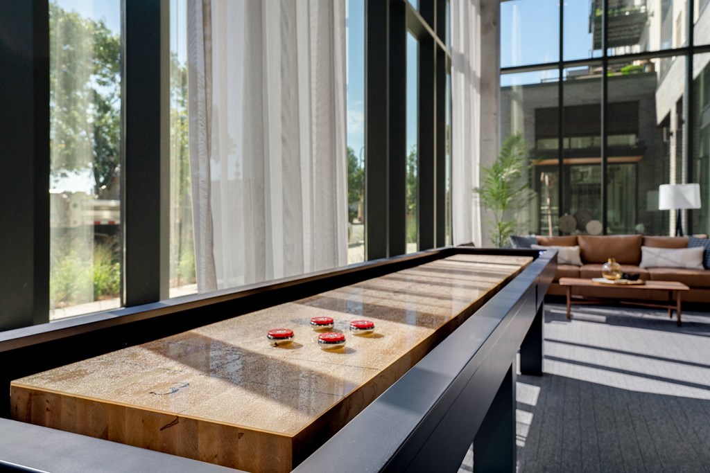 Shuffleboard Table at Marquee, Minneapolis