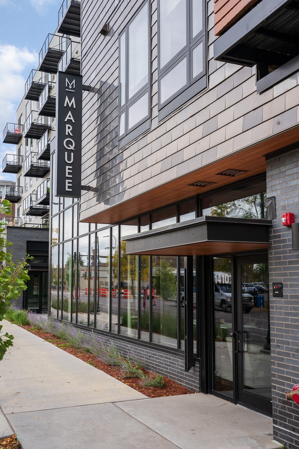 Marquee Building Street View at Marquee, Minnesota